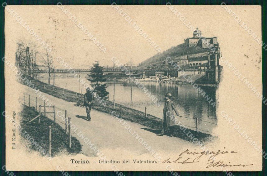 Torino Città Giardino del Valentino Kunzli cartolina MZ9134 – fronte