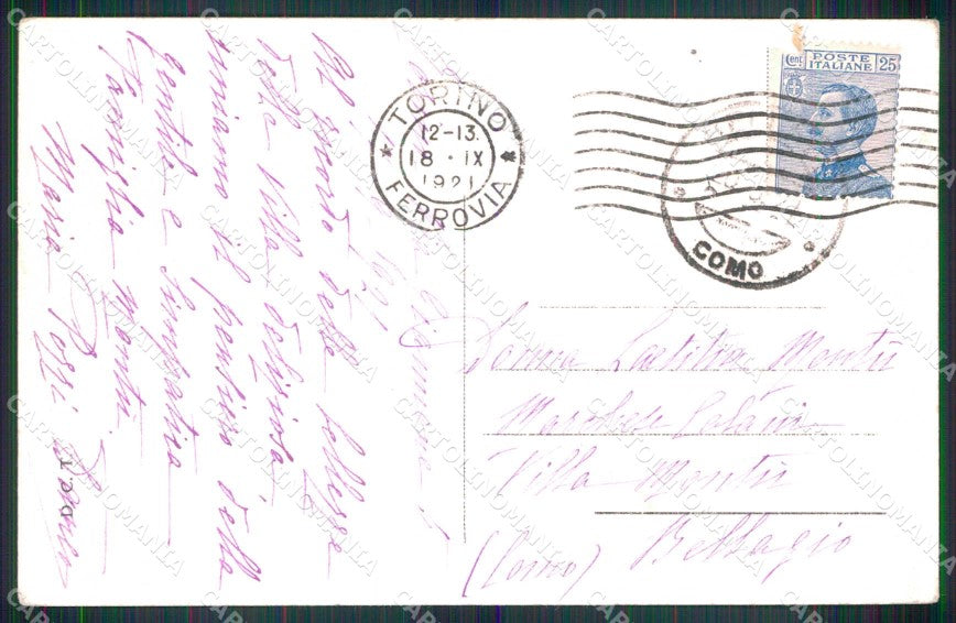 Torino Città Monte dei Cappuccini cartolina MZ9143 – retro