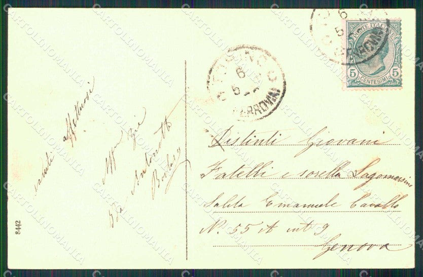 Torino Città Monte dei Cappuccini dal Parco del Valentino cartolina MZ9144 – retro