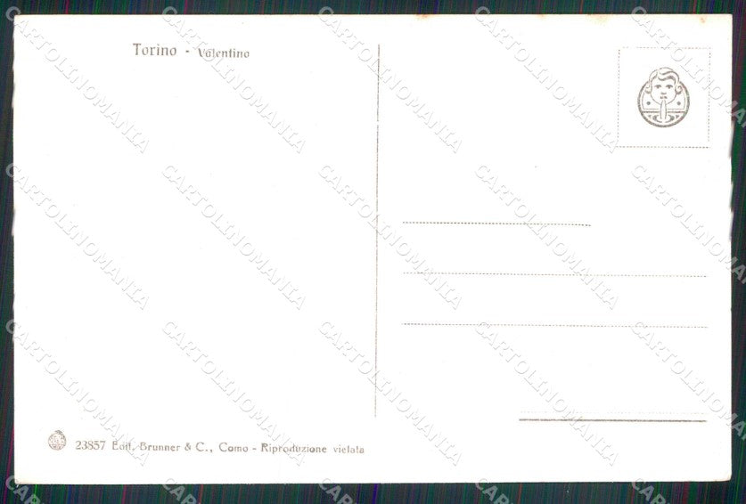 Torino Città Parco del Valentino Brunner 23857 cartolina MZ9167 – retro