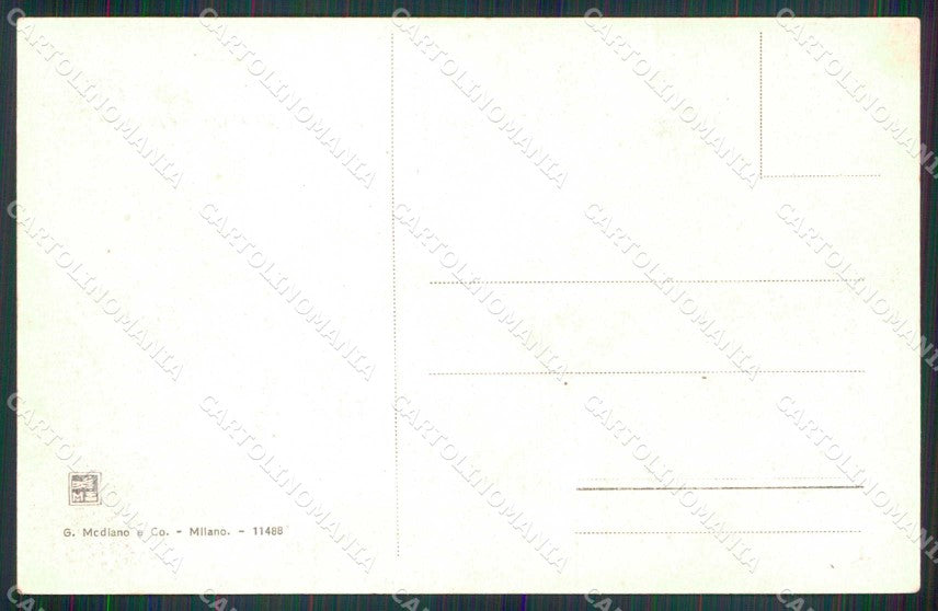 Torino Città Riva Sinistra Po Monte Cappuccini Modiano 11488 cartolina MZ9168 – retro