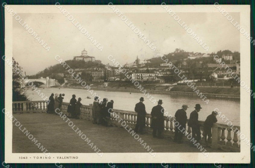 Torino Città Rive del Po Monte dei Cappuccini Foto cartolina MZ9185 – fronte
