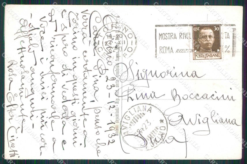 Torino Città Fiume Po Barche Foto cartolina MZ9190 – retro