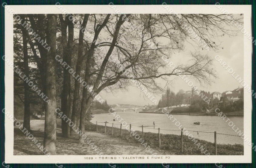 Torino Città Valentino Fiume Po Foto cartolina MZ9191 – fronte