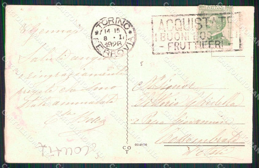 Torino Città Corso Lungo Po SCOLLATA cartolina MZ9217 – retro