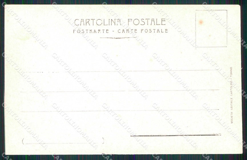 Torino Città Monumento Giuseppe Garibaldi Dettaglio cartolina MZ9219 – retro