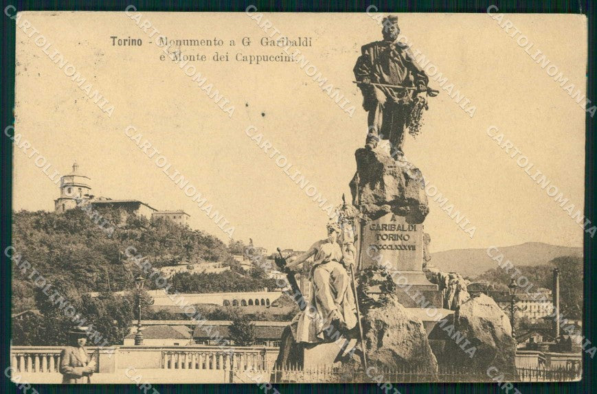 Torino Città Monumento Giuseppe Garibaldi cartolina MZ9220 – fronte