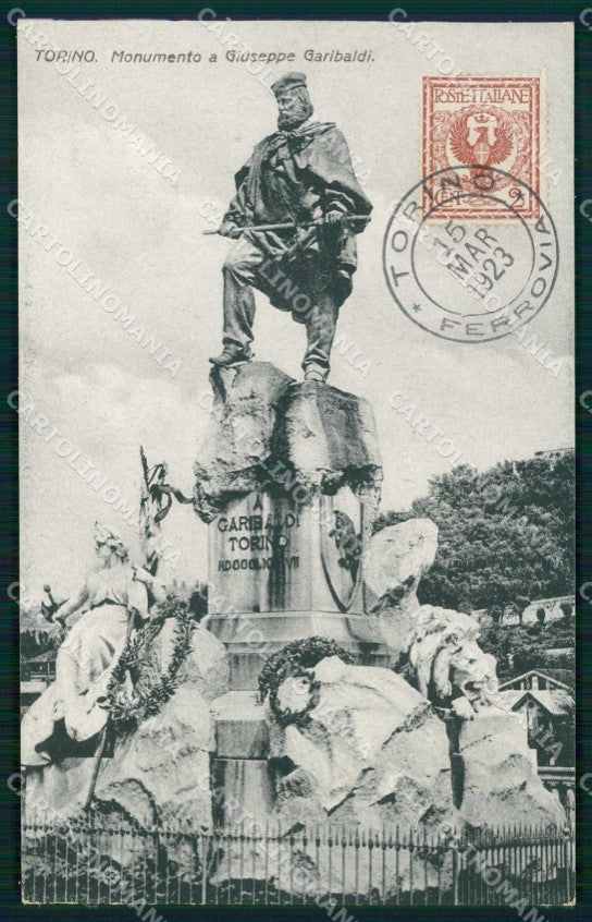 Torino Città Monumento Giuseppe Garibaldi cartolina MZ9221 – fronte