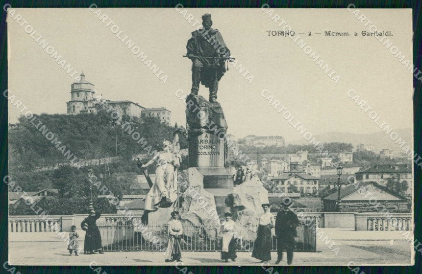 Torino Città Monumento Giuseppe Garibaldi cartolina MZ9223 – fronte