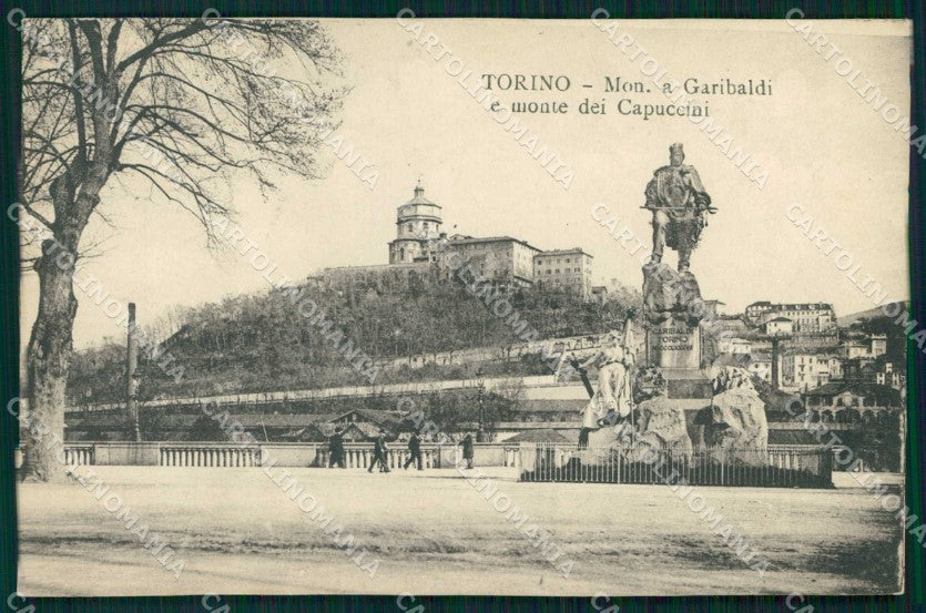 Torino Città Monumento Garibaldi Monte dei Cappuccini cartolina MZ9224 – fronte