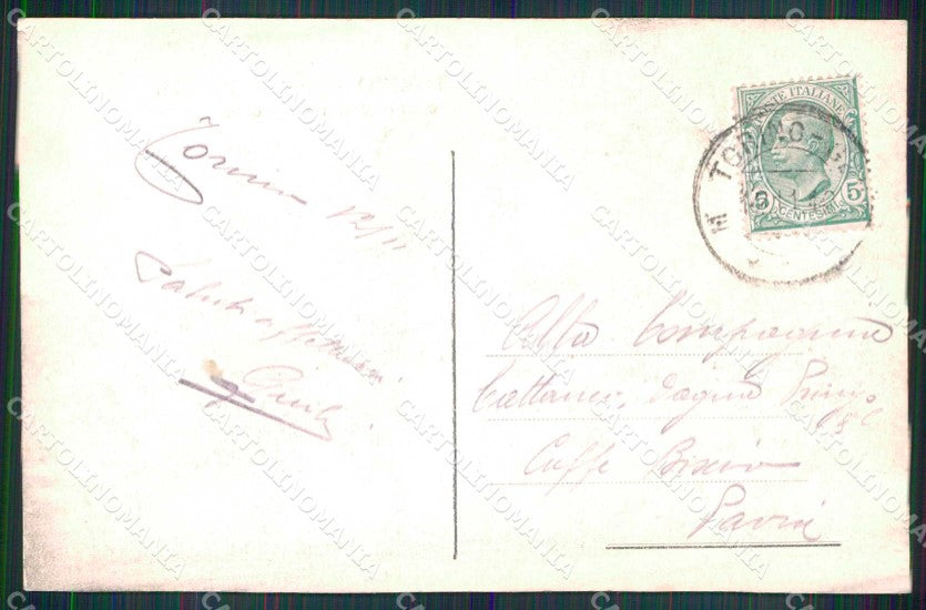 Torino Città Monumento Garibaldi Monte dei Cappuccini cartolina MZ9224 – retro
