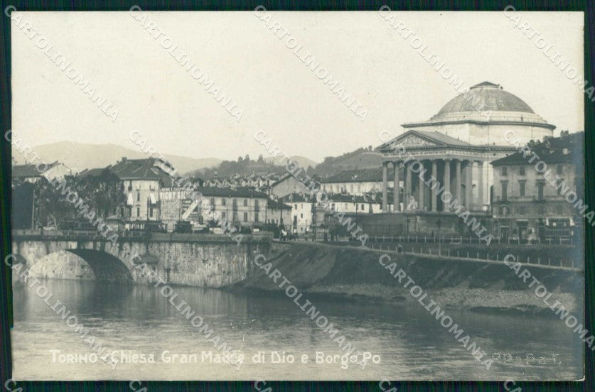Torino Città Chiesa Gran Madre di Dio Borgo Po Foto cartolina MZ9242 – fronte
