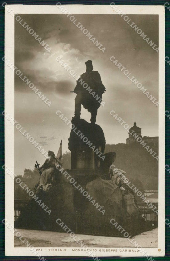 Torino Città Monumento Giuseppe Garibaldi Foto cartolina MZ9245 – fronte