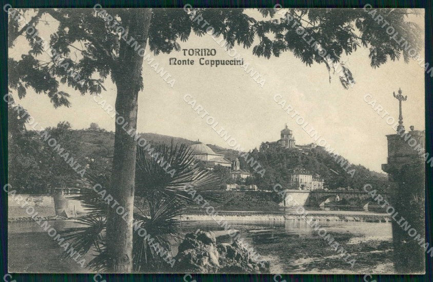 Torino Città Monte dei Cappuccini ABRASA cartolina MZ9254 – fronte