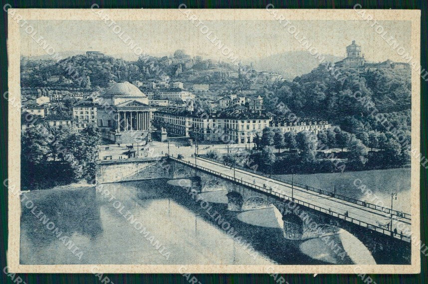 Torino Città Ponte Regina Margherita Chiesa Gran Madre di Dio cartolina MZ9268 – fronte