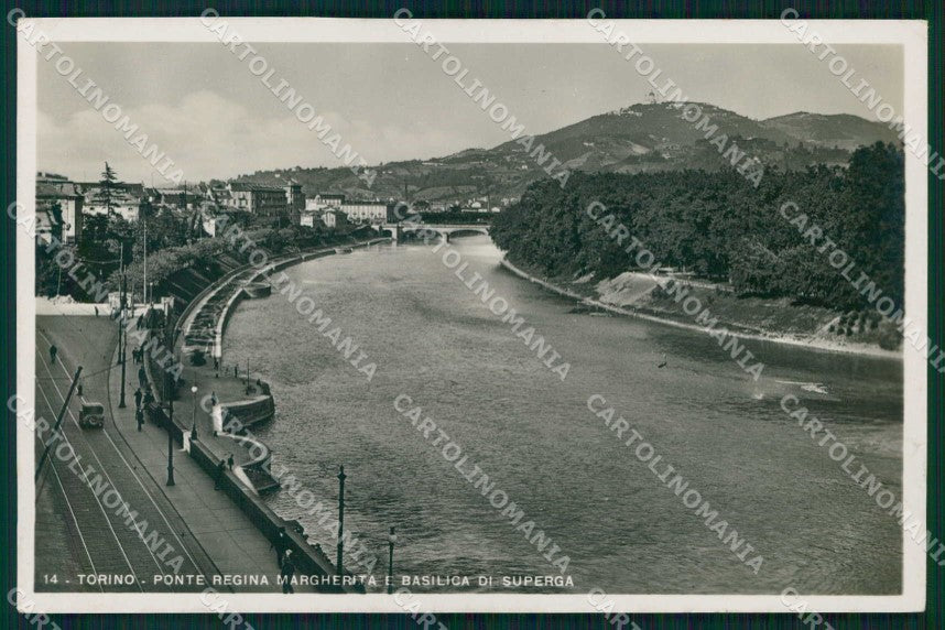 Torino Città Ponte Regina Margherita Foto cartolina MZ9271 – fronte