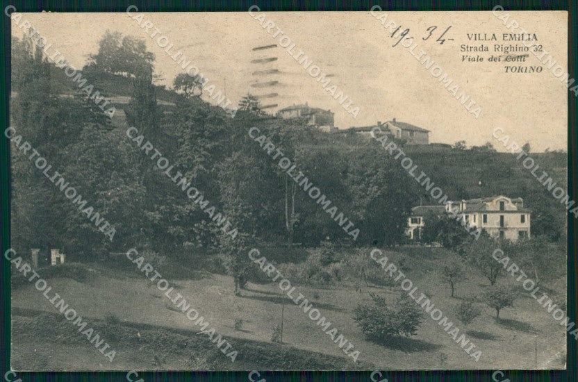 Torino Città Villa Emilia Strada Righino cartolina MZ9311 – fronte