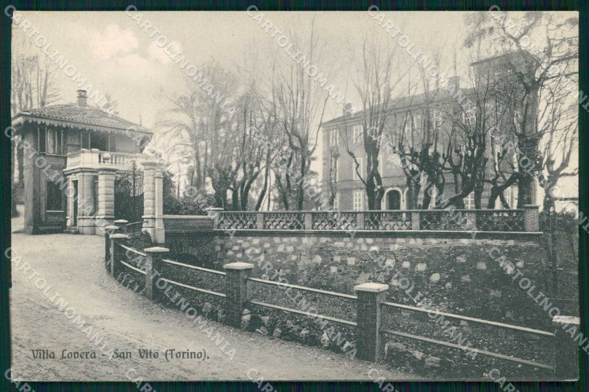 Torino Città San Vito Villa Lovera cartolina MZ9318 – fronte
