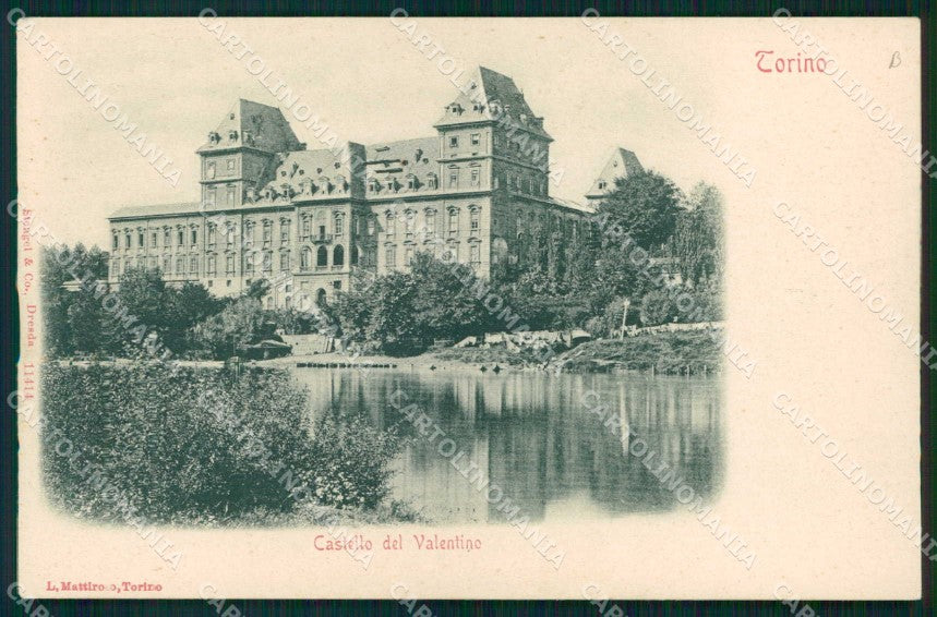 Torino Città Castello del Valentino Stengel 11414 cartolina MZ9324 – fronte