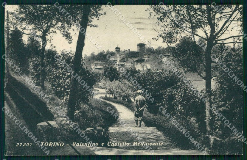 Torino Città Castello Medioevale Parco del Valentino cartolina MZ9332 – fronte