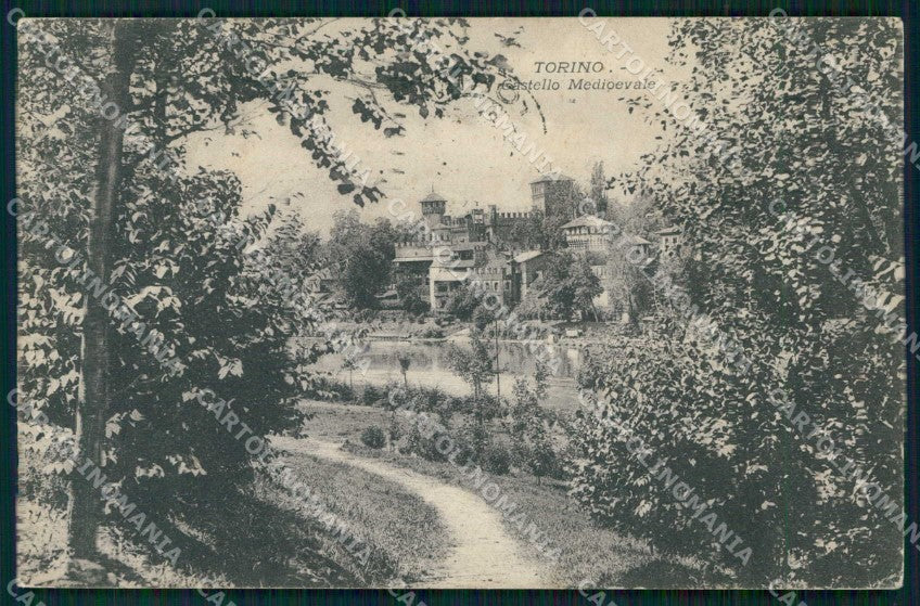 Torino Città Castello Medioevale Parco del Valentino cartolina MZ9333 – fronte