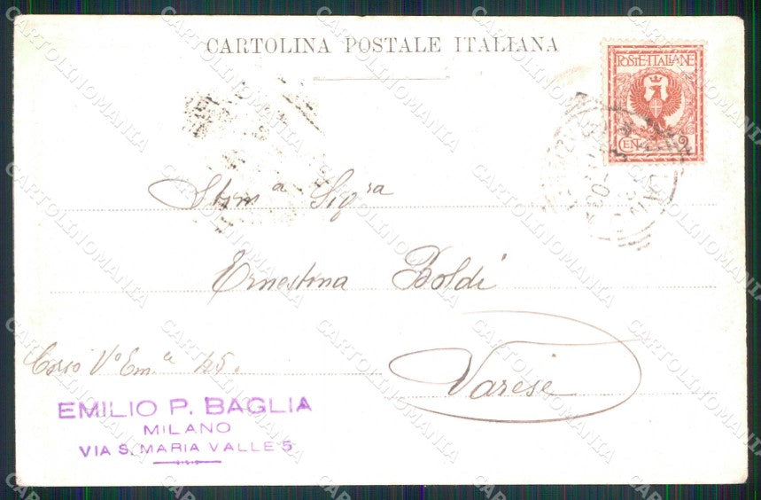 Torino Città Borgo Medioevale Barche cartolina MZ9334 – retro