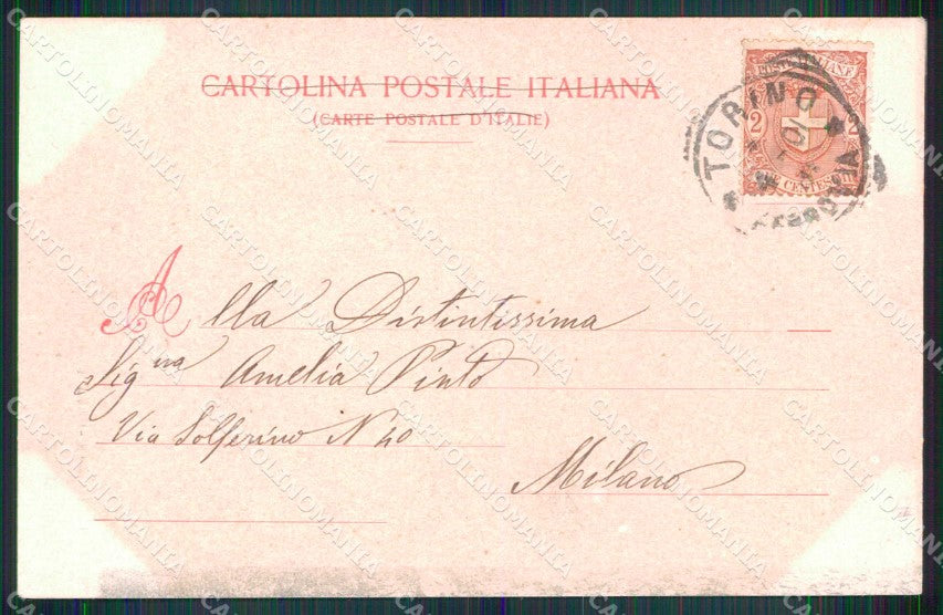 Torino Città Villaggio Castello Medioevale Modiano 2816 cartolina MZ9339 – retro