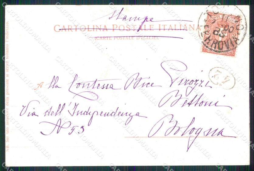 Torino Città Castello Medioevale Barche Trenkler 4960 cartolina MZ9344 – retro
