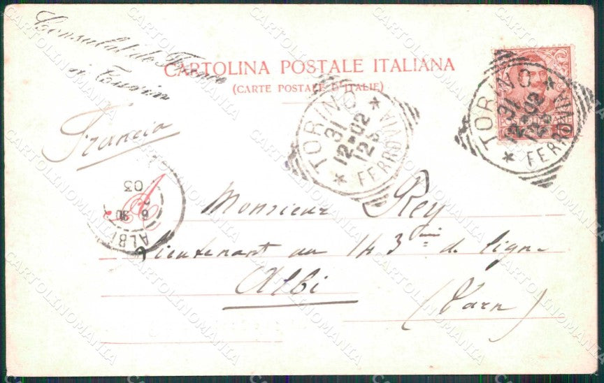 Torino Città Villaggio Castello Medioevale Modiano 2719 cartolina MZ9350 – retro