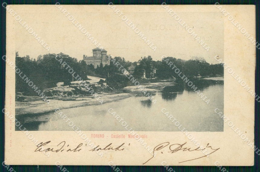 Torino Città Castello Medioevale cartolina MZ9354 – fronte
