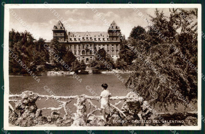 Torino Città Castello del Valentino Foto cartolina MZ9359 – fronte