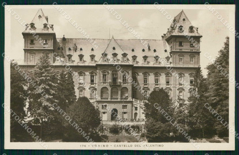 Torino Città Castello del Valentino Foto cartolina MZ9360 – fronte