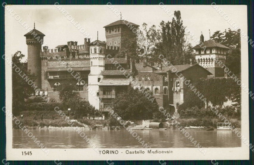 Torino Città Castello Medioevale Foto cartolina MZ9363 – fronte