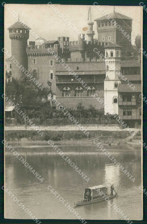 Torino Città Castello Medioevale Foto cartolina MZ9364 – fronte