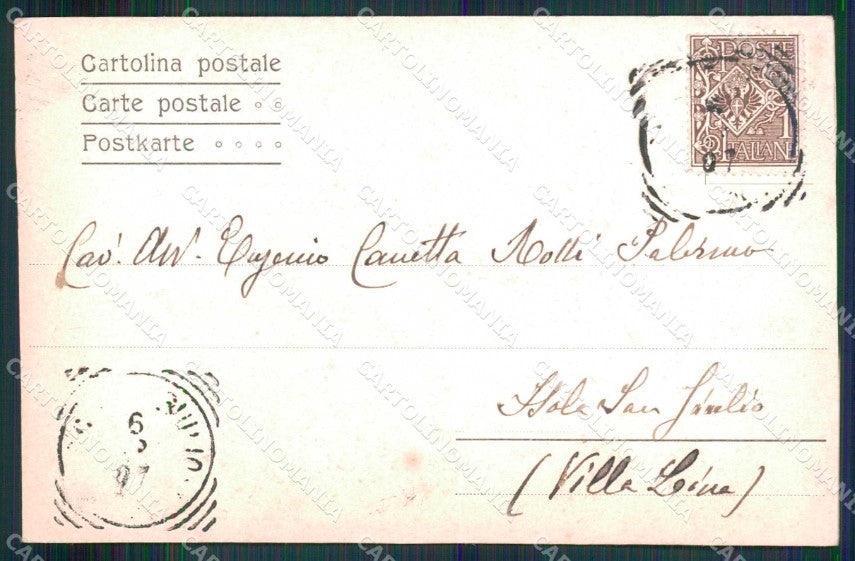 Torino Città Castello Medioevale Foto cartolina MZ9364 – retro