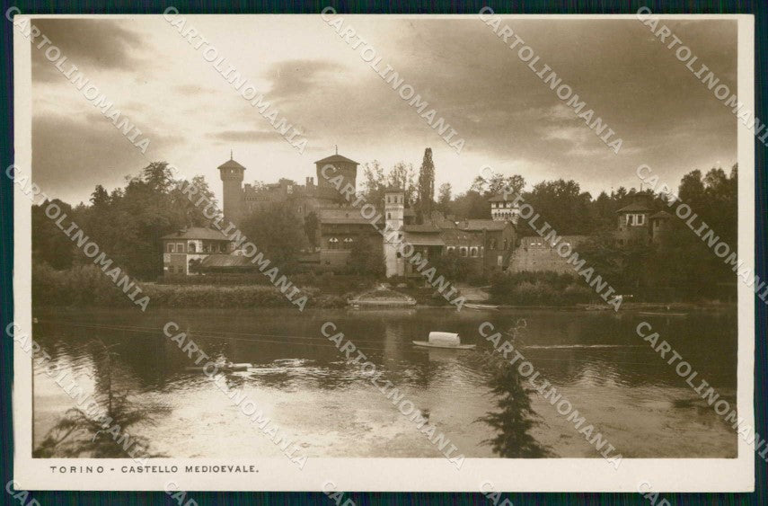Torino Città Castello Medioevale Foto cartolina MZ9365 – fronte