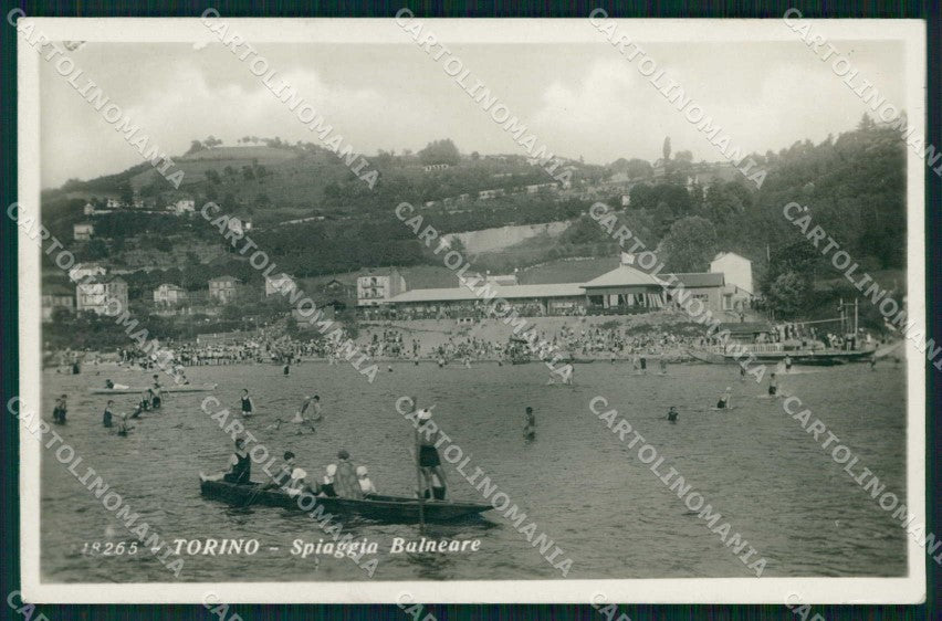 Torino Città Spiaggia Balneare Foto cartolina MZ9371 – fronte