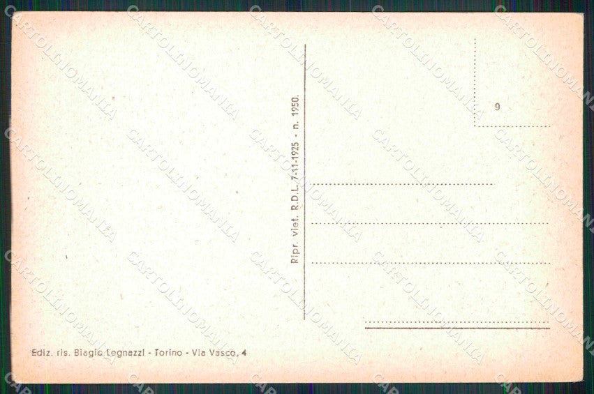 Torino Città Piazza Vittorio Veneto dal Monte dei Cappuccini cartolina MZ9378 – retro