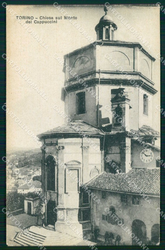 Torino Città Chiesa sul Monte dei Cappuccini cartolina MZ9392 – fronte