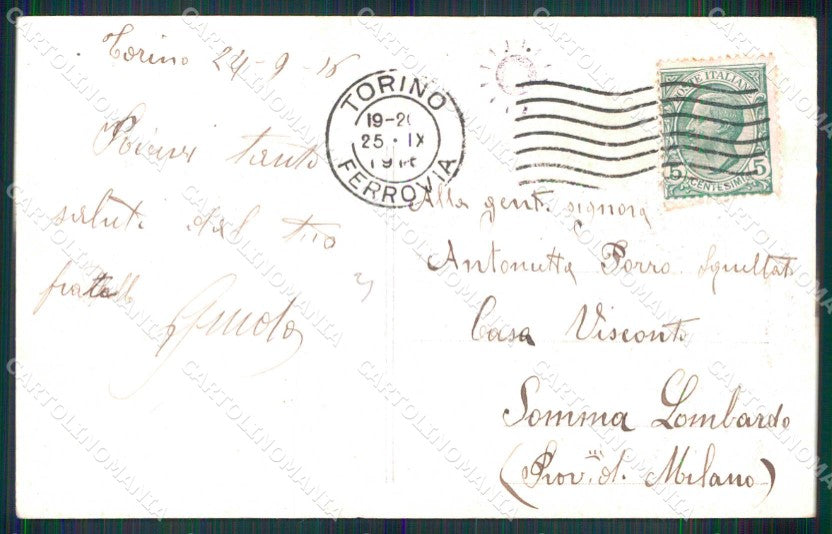 Torino Città Monte dei Cappuccini cartolina MZ9414 – retro