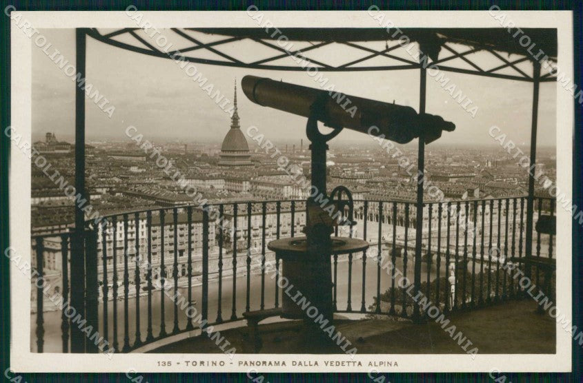 Torino Città Panorama dalla Vedetta Alpina Foto cartolina MZ9423 – fronte