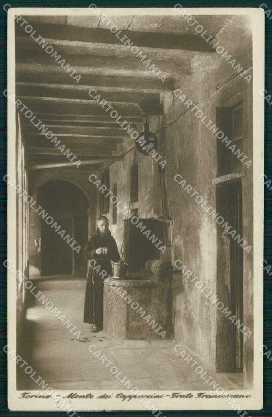 Torino Città Frate Francescano Monte Cappuccini Foto cartolina MZ9426 – fronte
