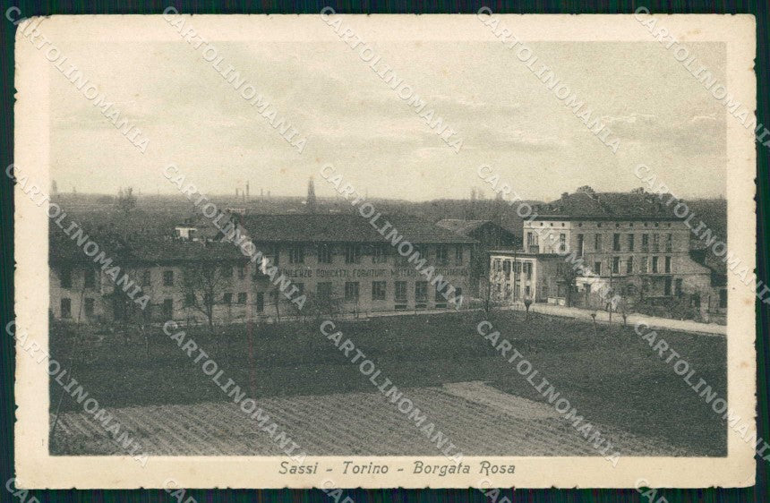 Torino Città Sassi Borgata Rosa cartolina MZ9442 – fronte