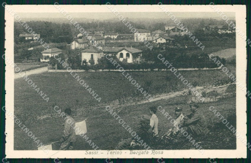 Torino Città Sassi Borgata Rosa cartolina MZ9443 – fronte