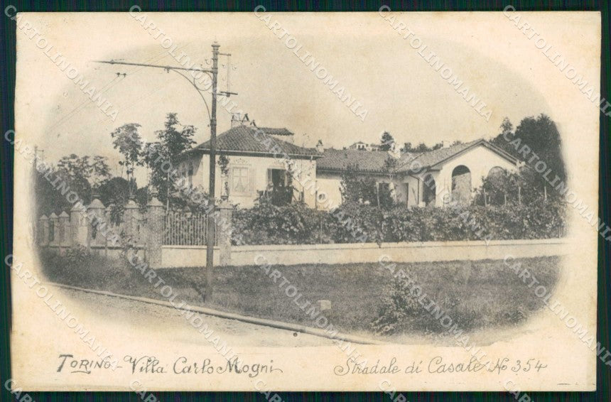 Torino Città Strada di Casale Villa Carlo Mogni cartolina MZ9450 – fronte