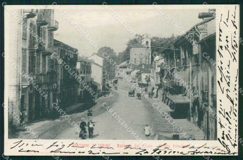 Torino Città Madonna del Pilone Strada Principale cartolina MZ9457 – fronte