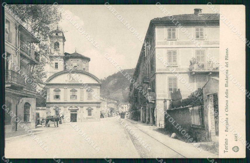 Torino Città Madonna del Pilone Chiesa Borgata Brunner 4587 cartolina MZ9460 – fronte