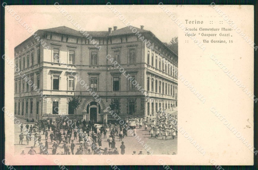 Torino Città Scuola Elementare Municipale Gozzi cartolina MZ9467 – fronte