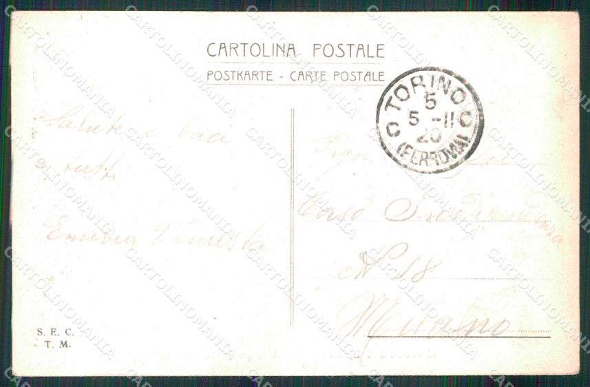 Torino Città Ponte Trombetta Istituto Villa Angelica cartolina MZ9472 – retro