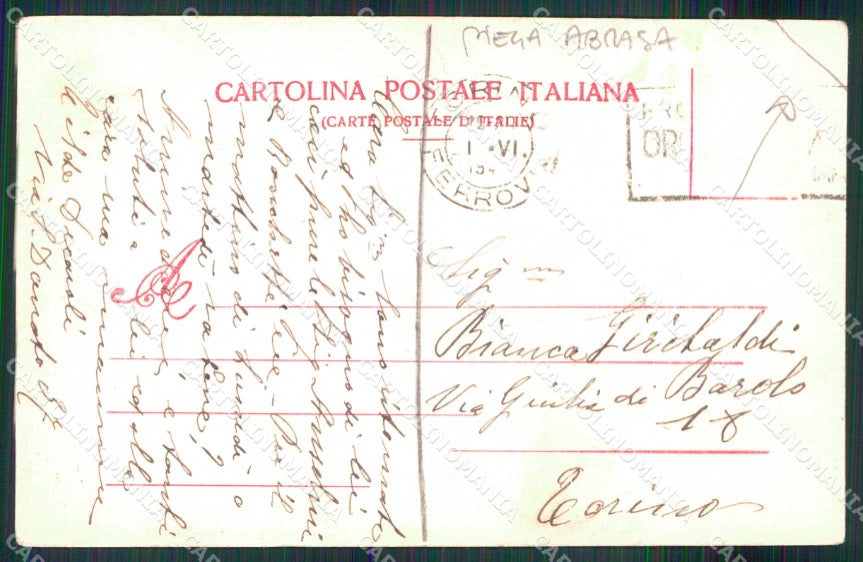 Torino Città Barriera di Casale Modiano 7888 PIEGA ABRASA cartolina MZ9476 – retro